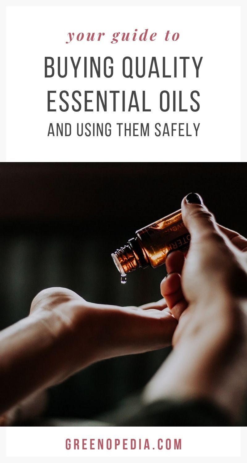 Your Guide to Buying High-Quality Essential Oils & Using Them Safely | Did you know it can take thousands of plants to produce a single bottle of essential oil? These aromatic extracts are highly concentrated & incredibly potent. | Greenopedia #essentialoils via @greenopedia