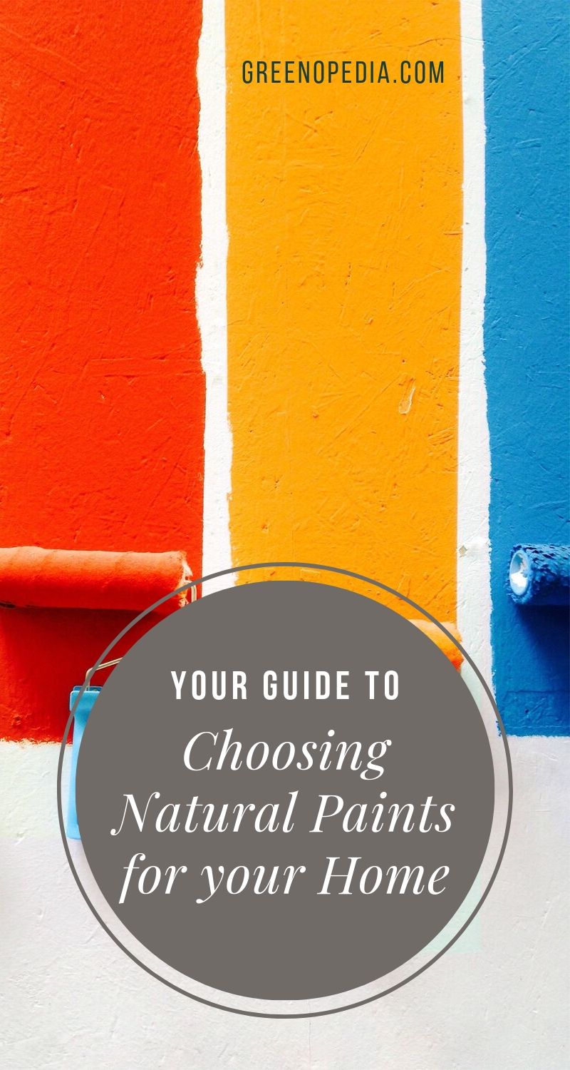 Choosing Natural Paints For Your Home | Natural paints are made with plants, milk protein, or clay. And tung, walnut, and hemp oils, as well as carnauba and beeswax are safer stains and finishes. | Greenopedia #naturalpaints #plantbasedpaints #naturaloilstains via @greenopedia