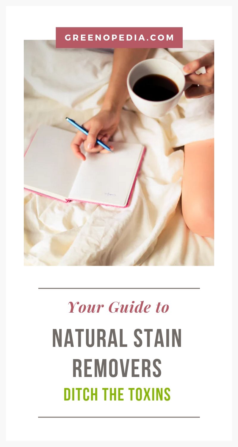 Remove Fabric Stains With Natural Ingredients You Already Have | Before turning to chemicals, try these natural ingredients to remove stains. Why not? You probably already have them in your kitchen or bathroom anyway. | Greenopedia #naturalstainremover #removestainsnaturally via @greenopedia