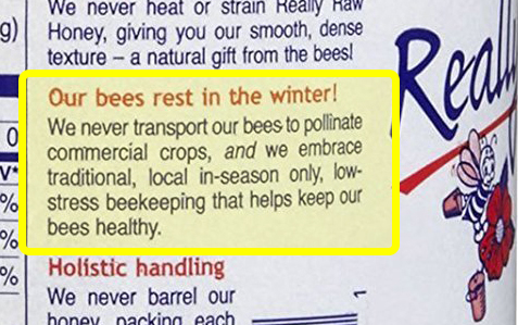 Sustainable Honey Label