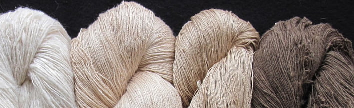Natural colors of wild silk